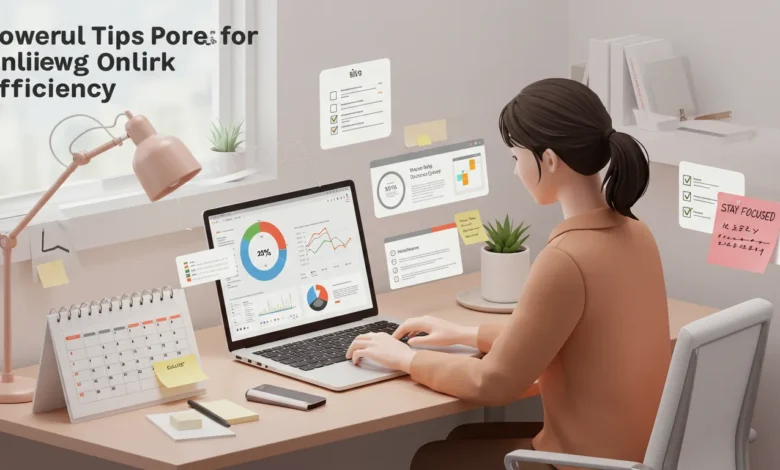 Efisiensi Kerja Online Luar Biasa Tips Ampuh